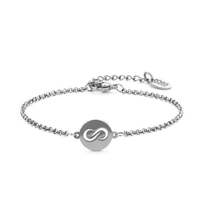 Link bracelet infinity sign