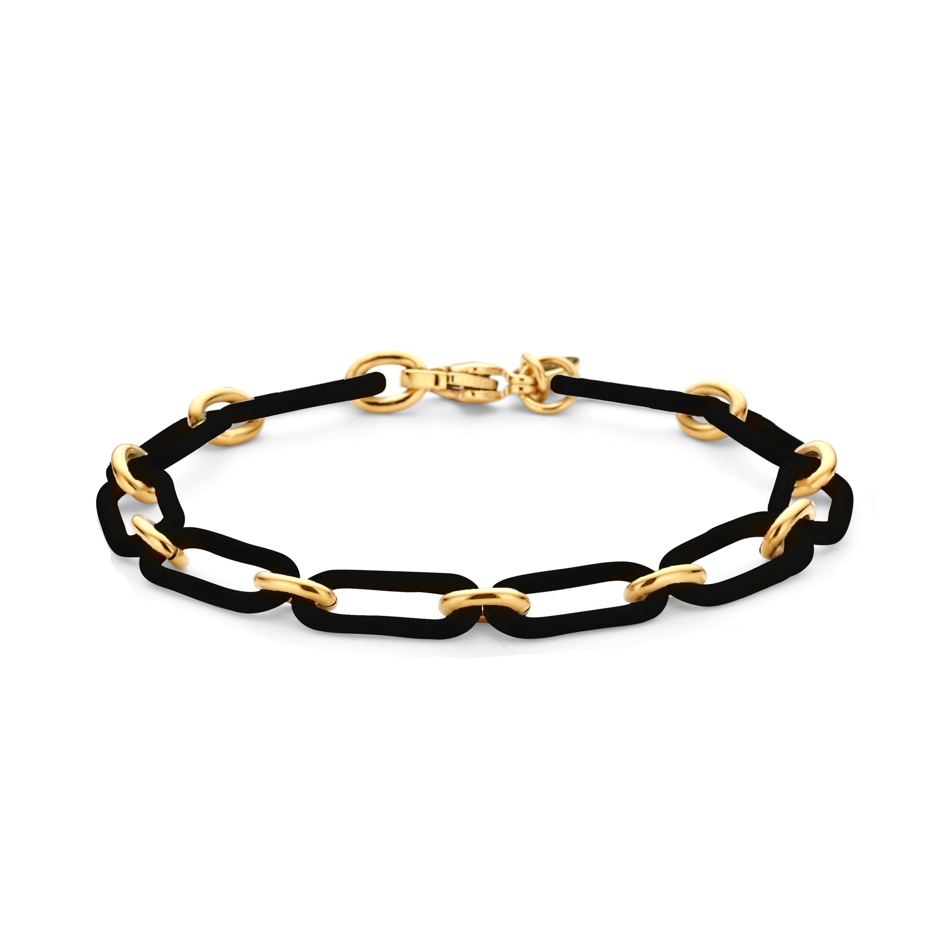 Link bracelet enamel white