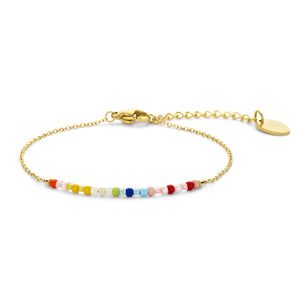 Armband met veelkleurige kralen minimalistisch