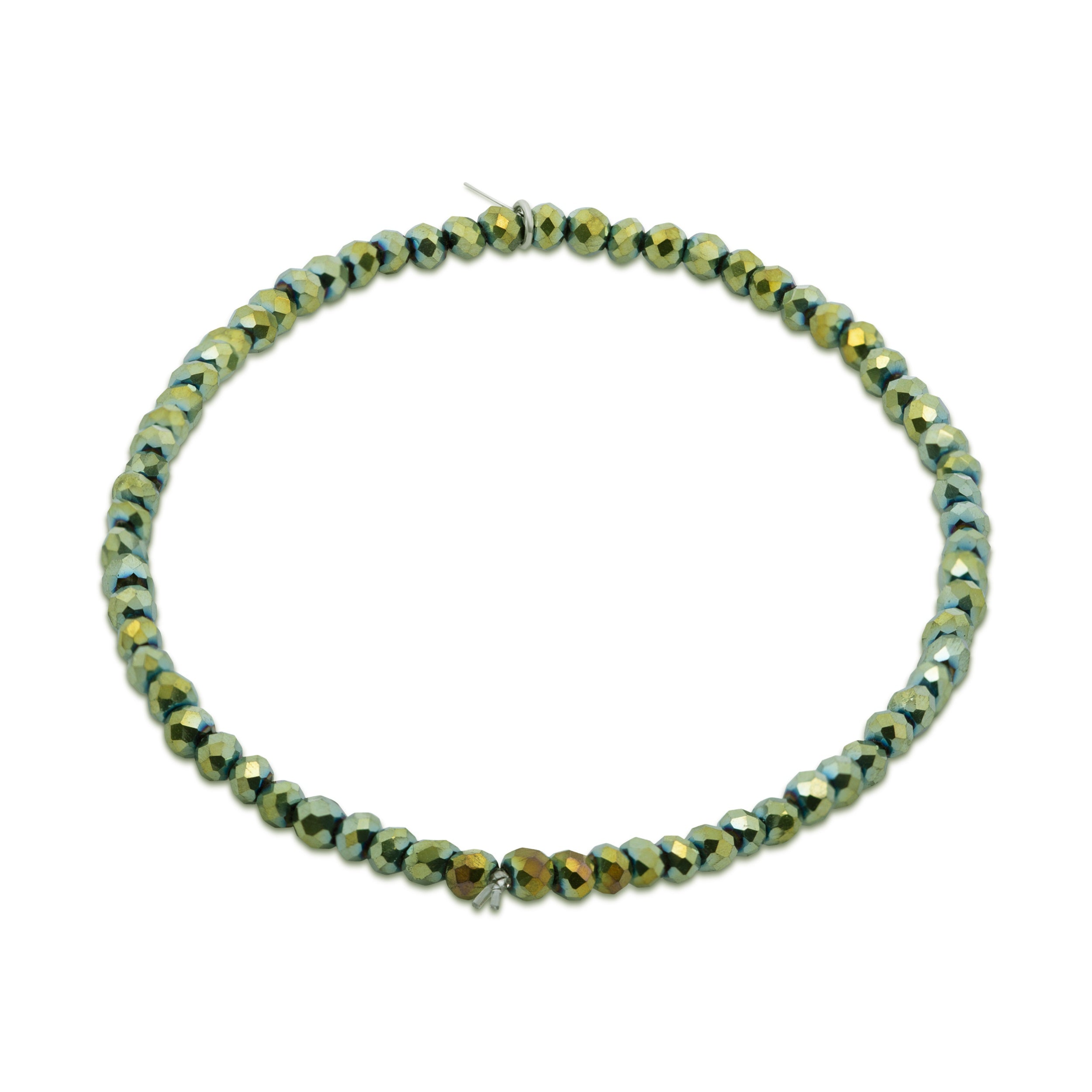 Beaded bracelet crystal beads