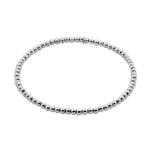Classic Stainless Steel Bead Bracelet