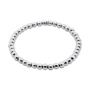 Classic Stainless Steel Bead Bracelet