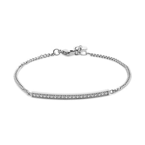 Armband met zirkonia staafje
