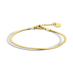 Armband duo snake schakel