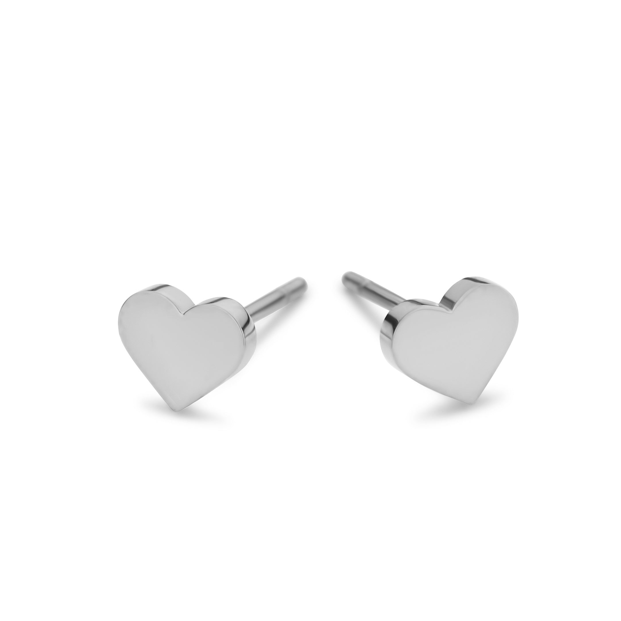 Stud earrings heart