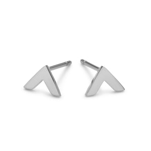 Stud earrings v-shape