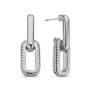 Oorbellen dubbele ring luxe