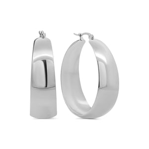 Wide Hoop Earrings