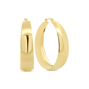 Wide Hoop Earrings