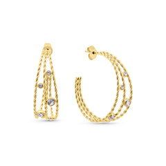 Earrings with CZ