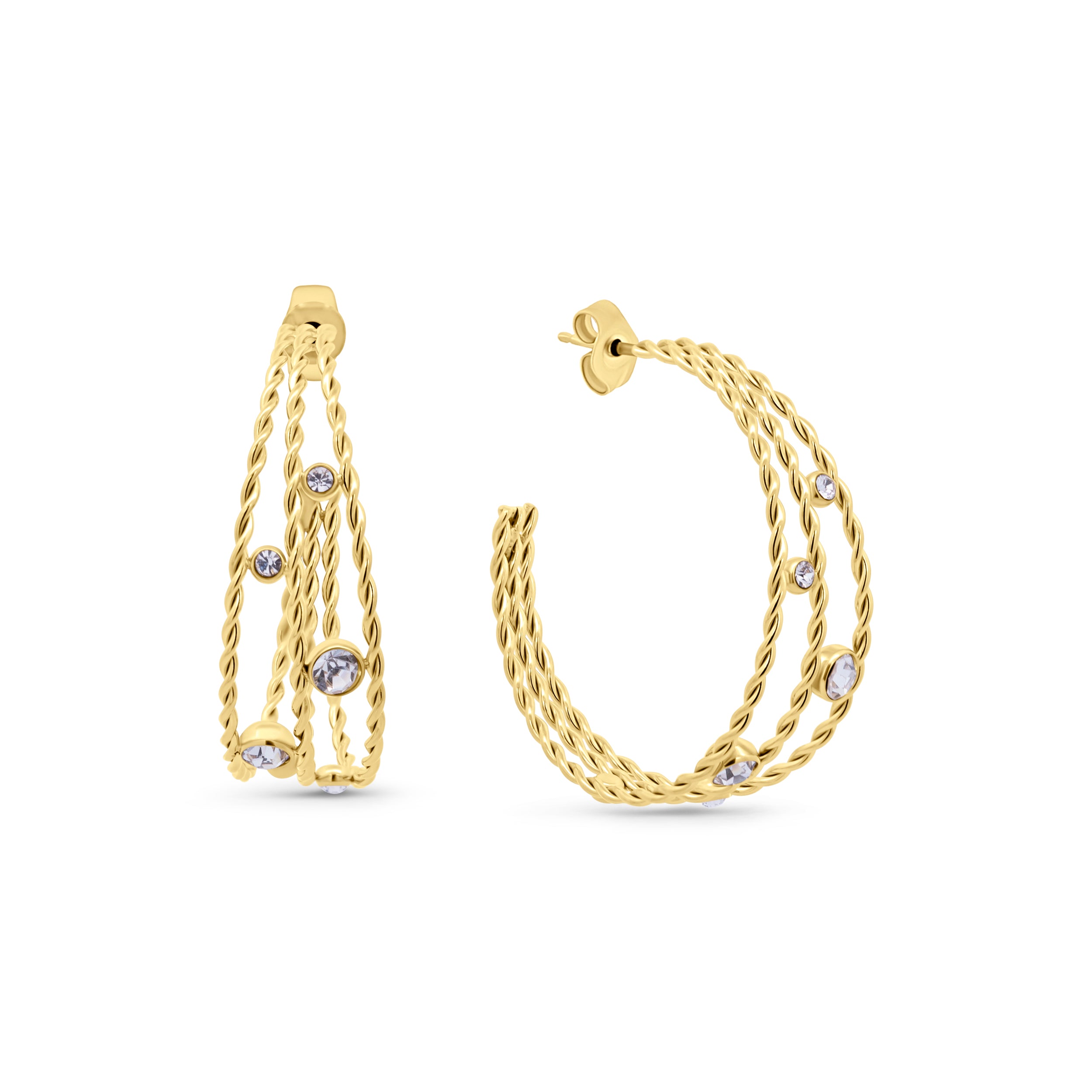 Earrings with CZ