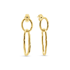 Earrings Linked Rings
