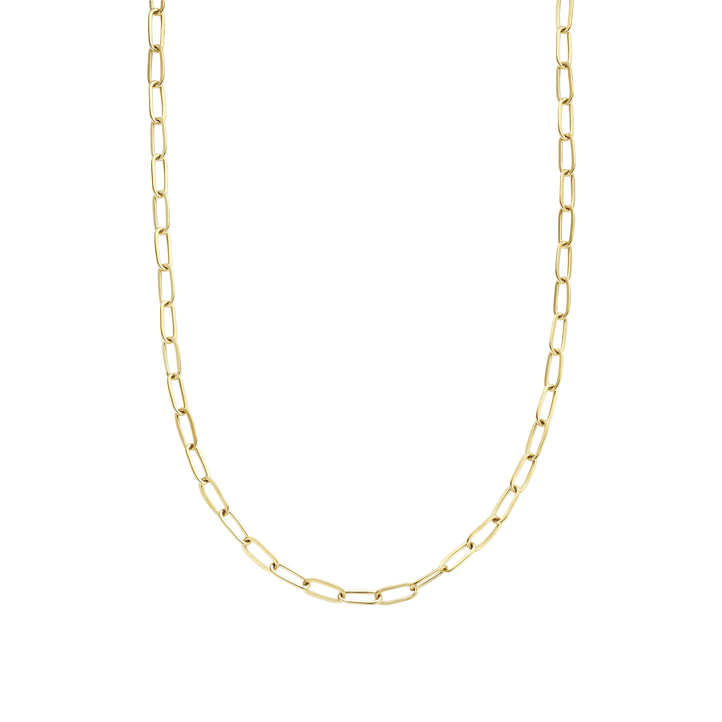 Link necklace oval