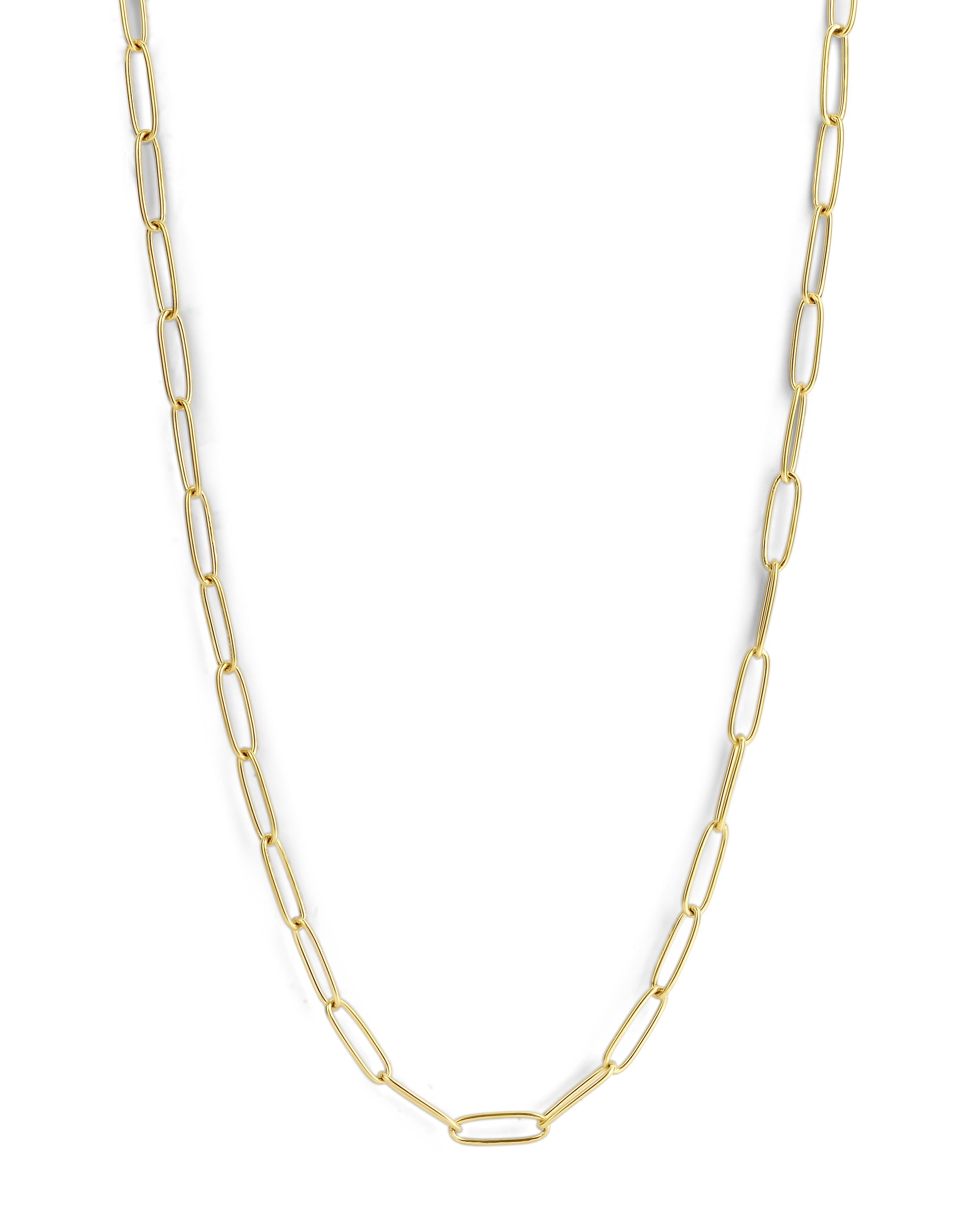 Link necklace oval bold