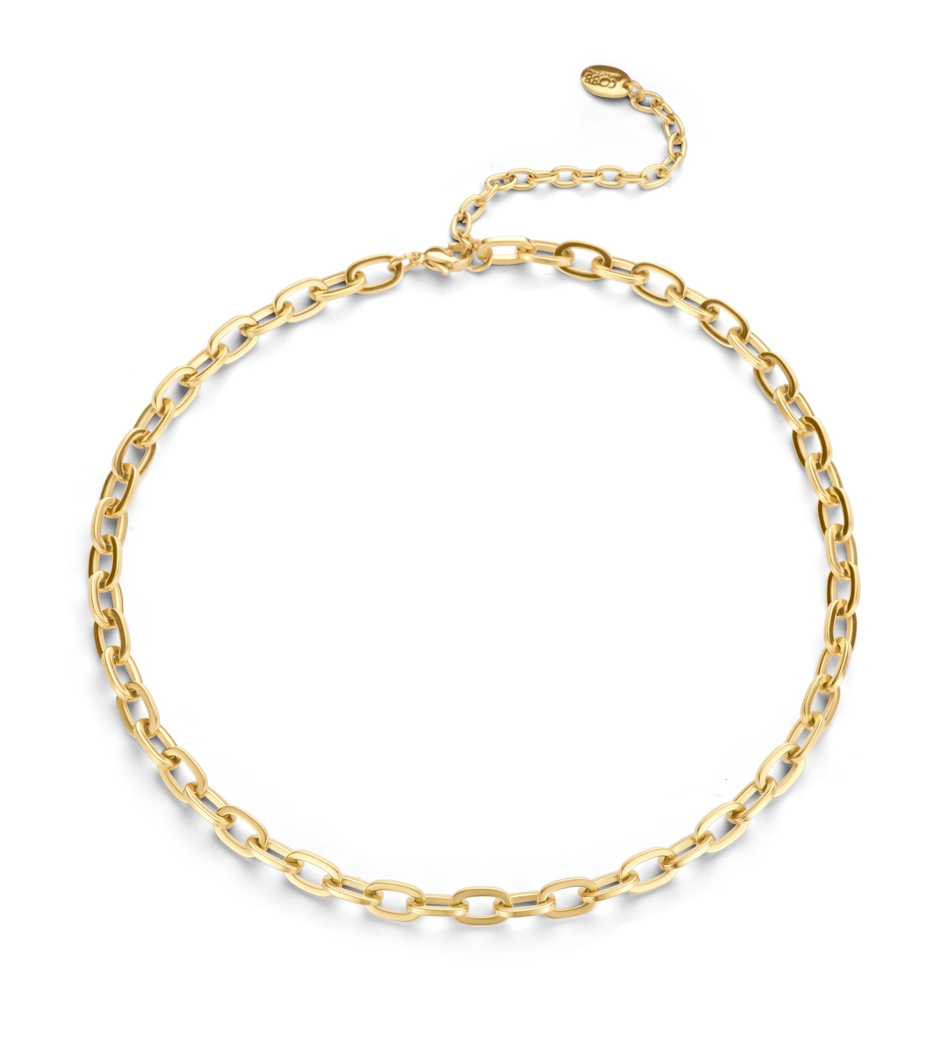 CO88 Collection Necklace Large Links IP Gold Plated