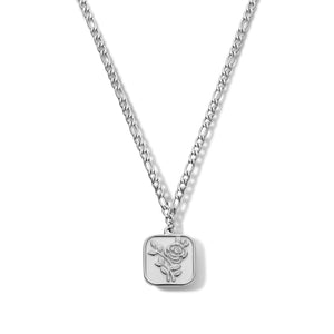 Ketting met rozenbedeltje