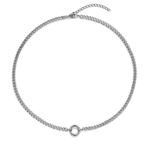 CO88 Collection Necklace Figaro Chain 3mm 40+5cm Stainless Steel