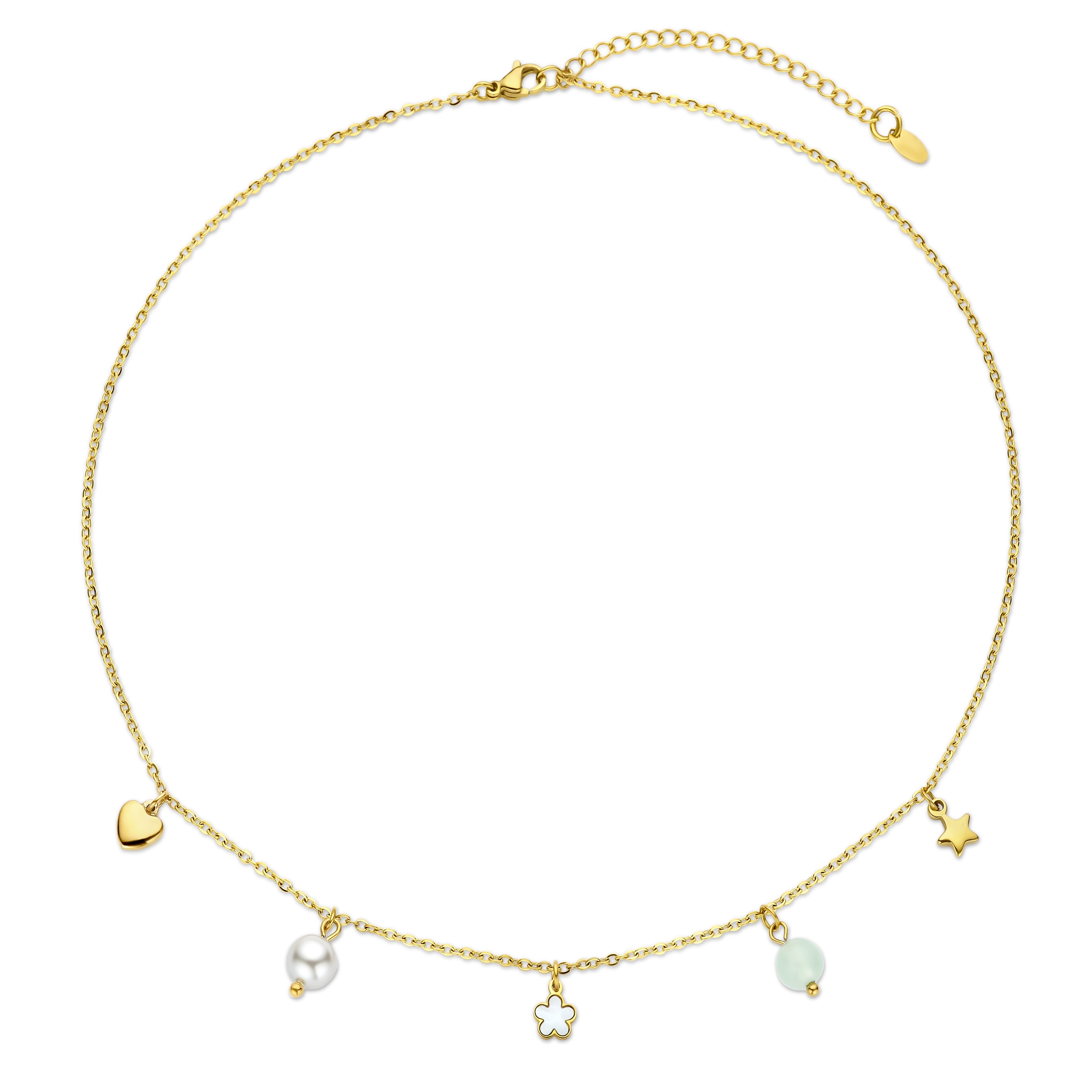Necklace with charms