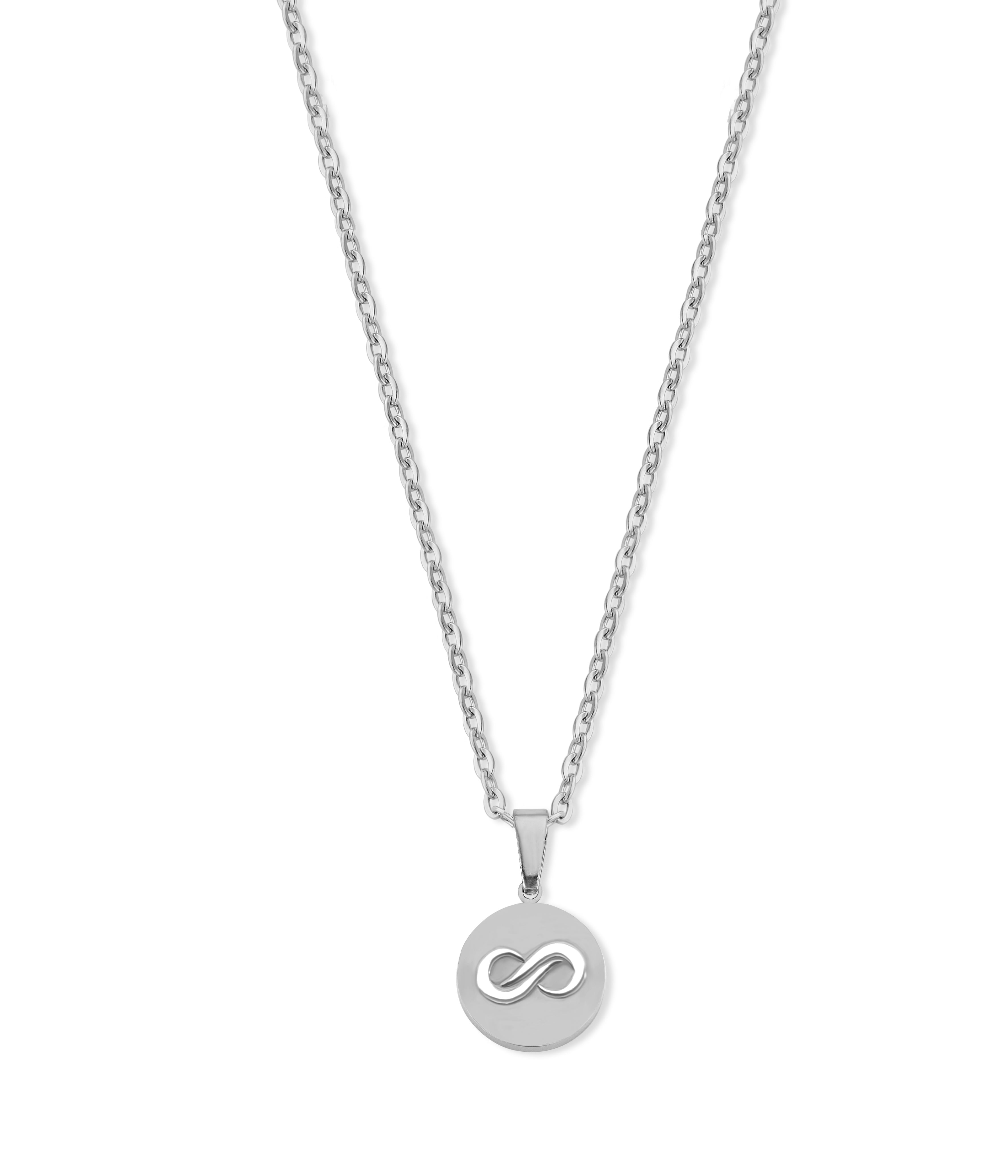 Necklace with open infinity charm