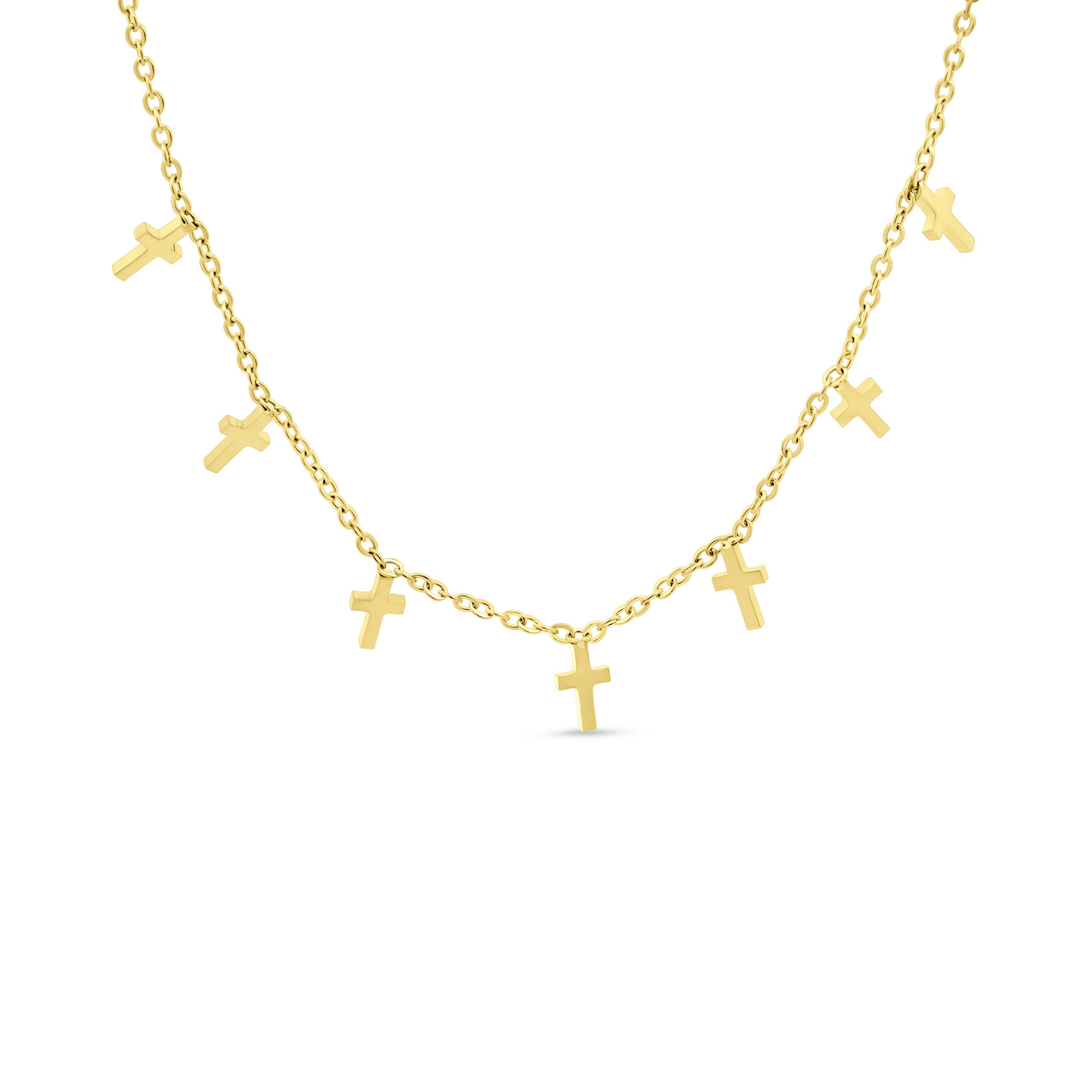 Necklace with crosses
