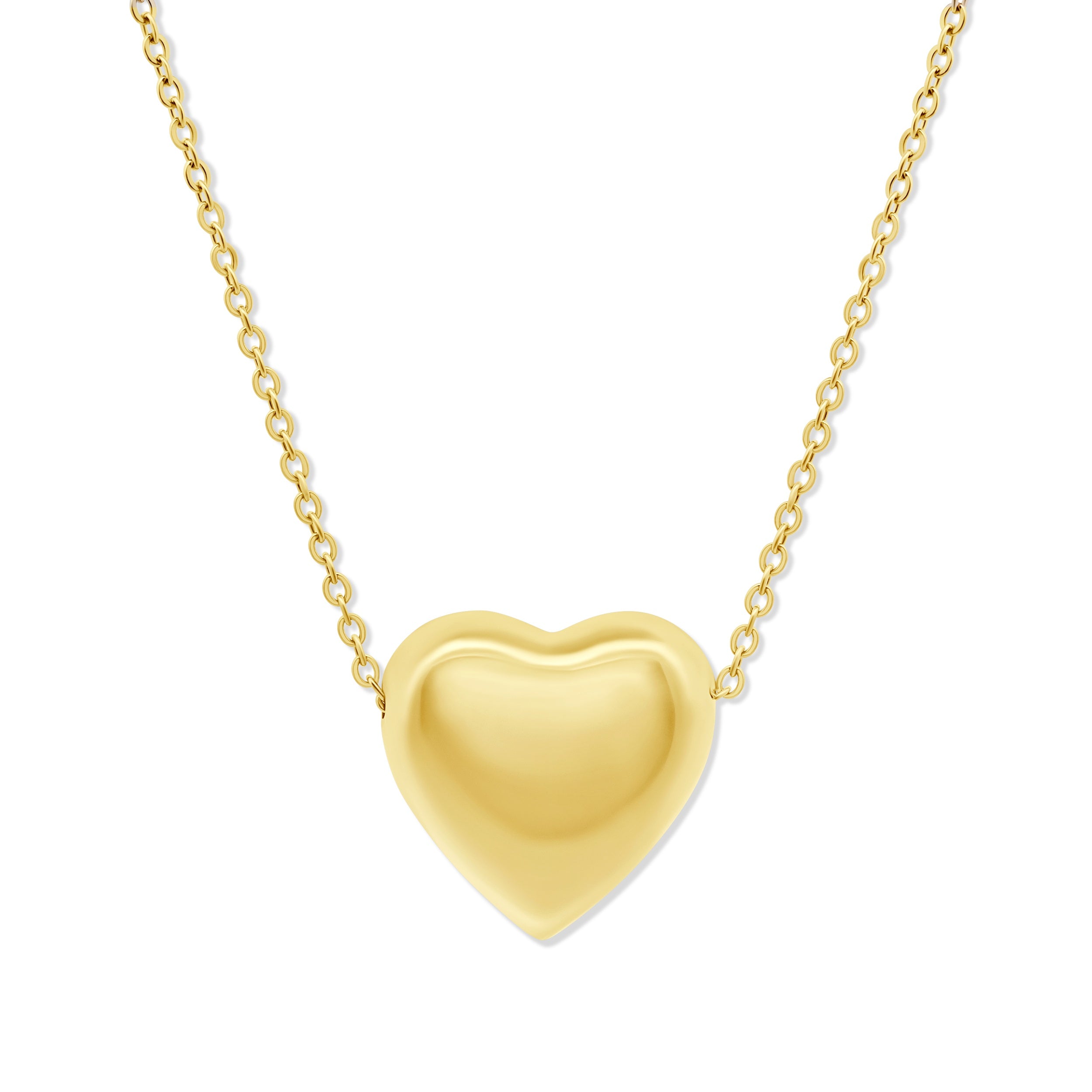 Necklace with large heart