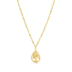 CO88 Collection Tree of Life Necklace Stainless Steel