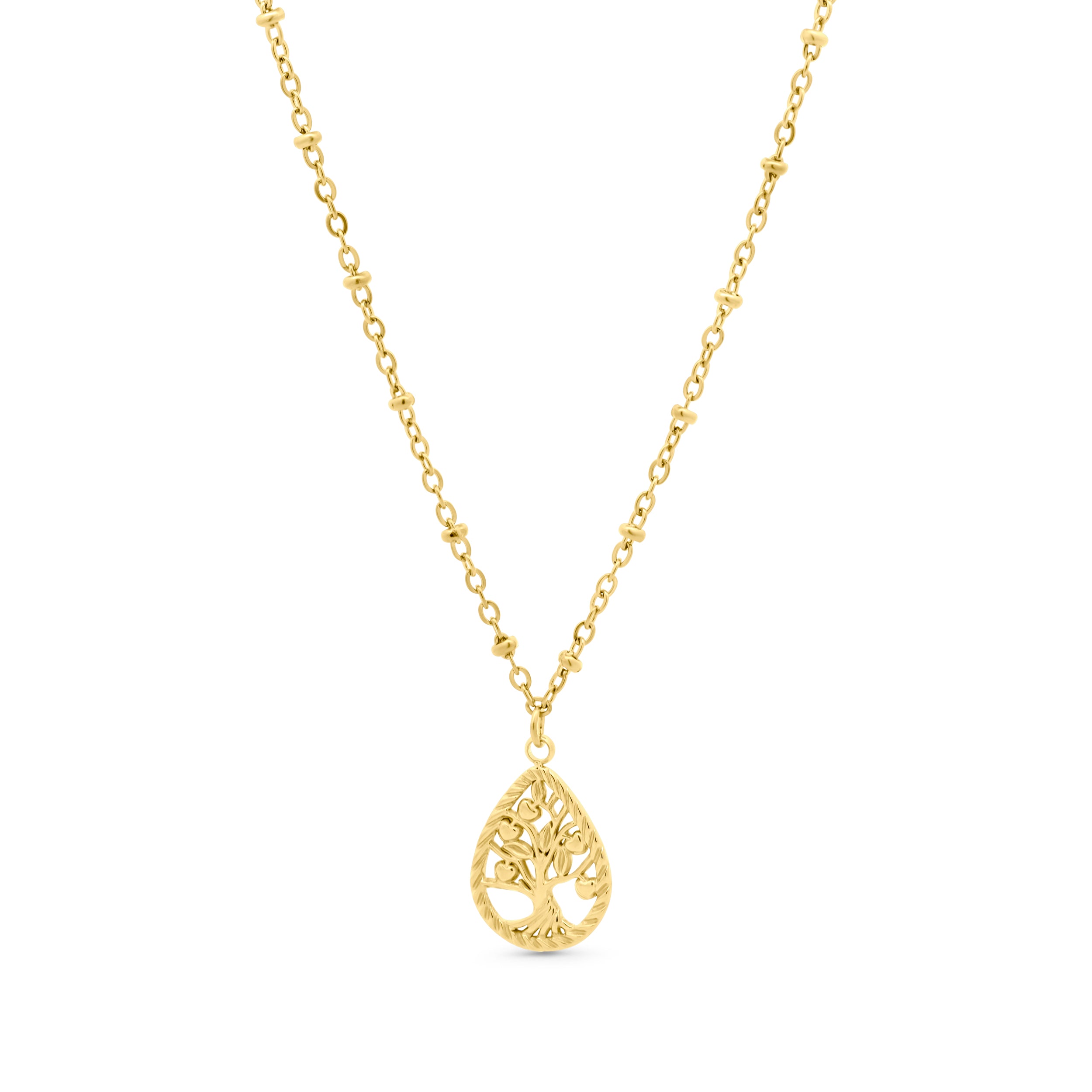 CO88 Collection Tree of Life Necklace Stainless Steel