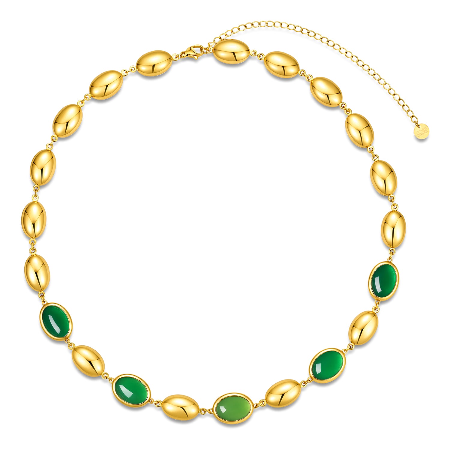 Necklace with opal