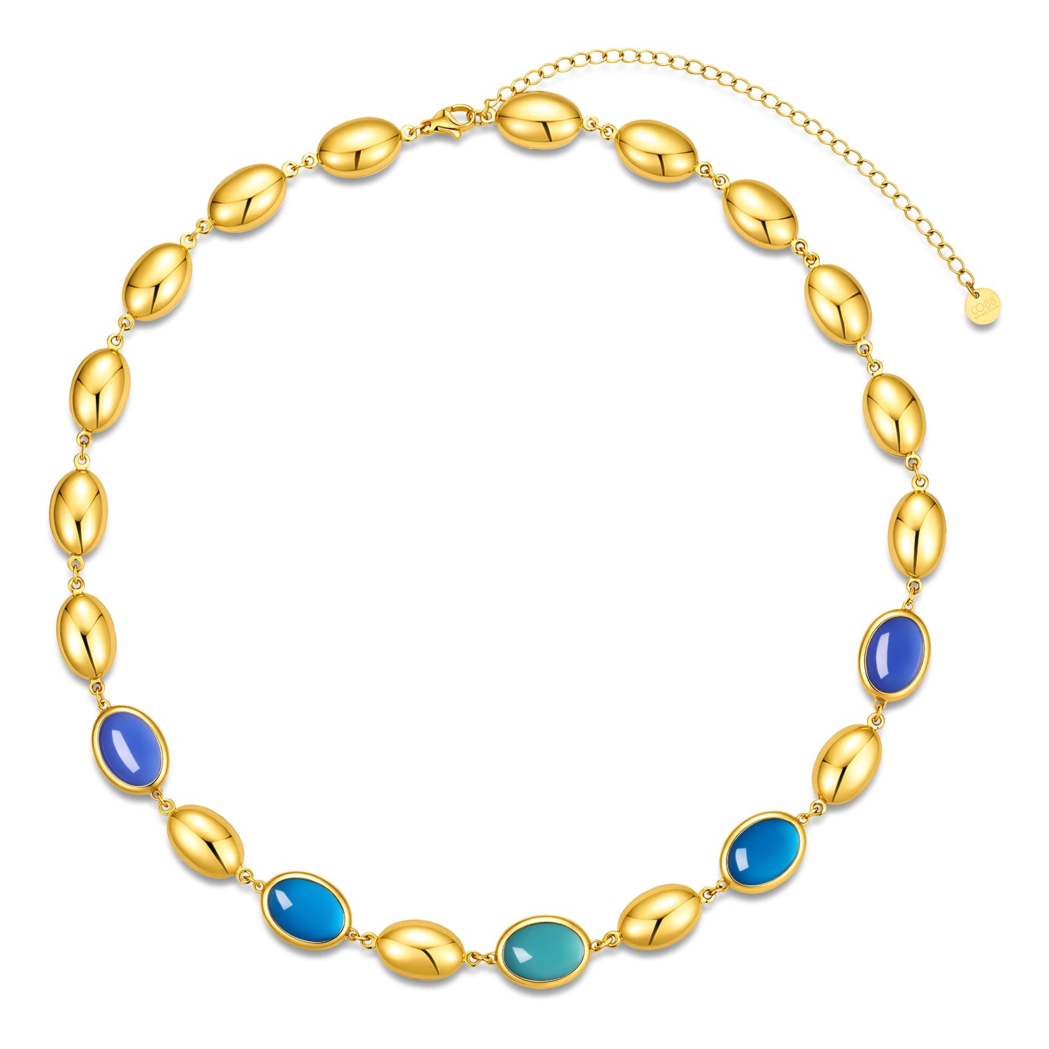 Necklace with opal