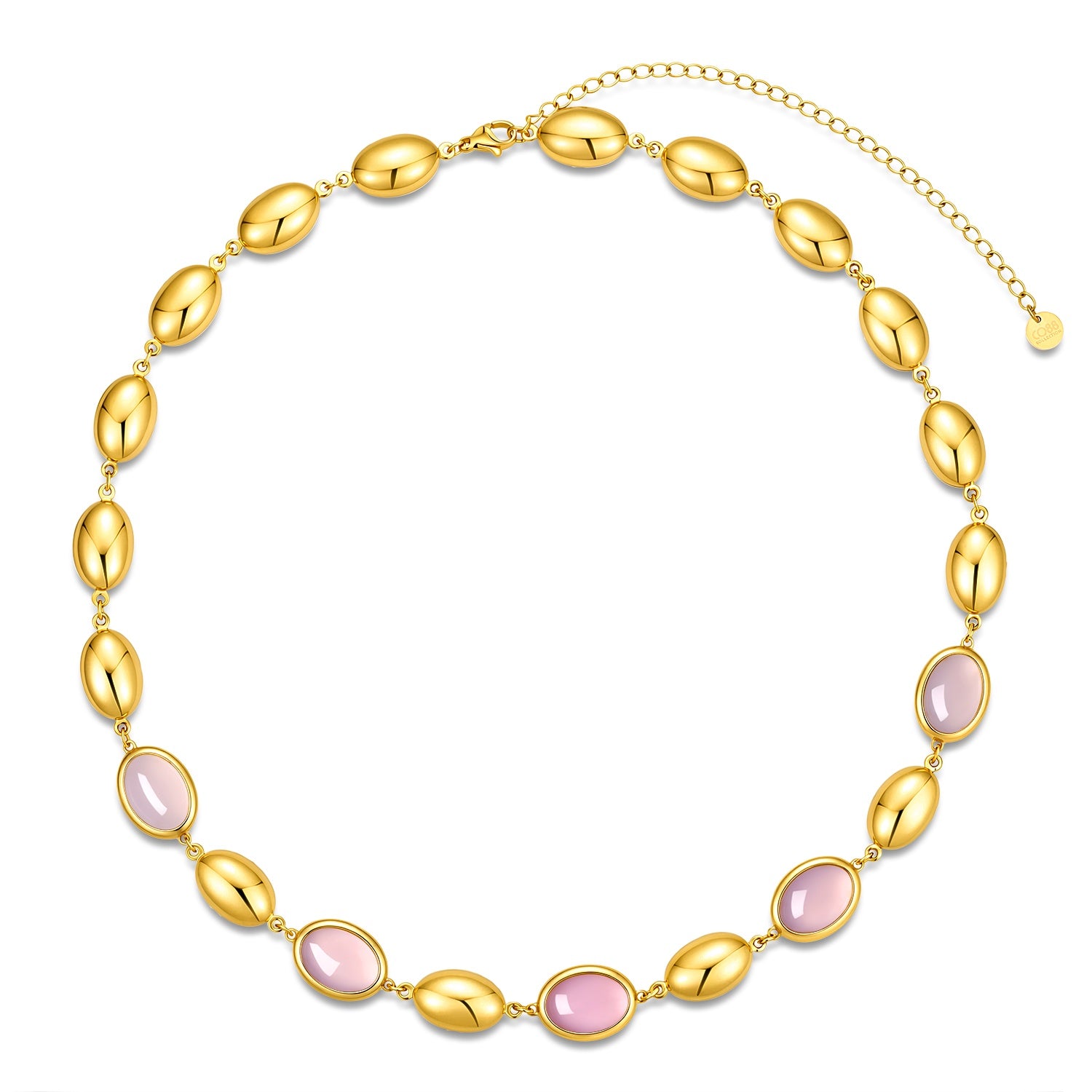 Necklace with opal