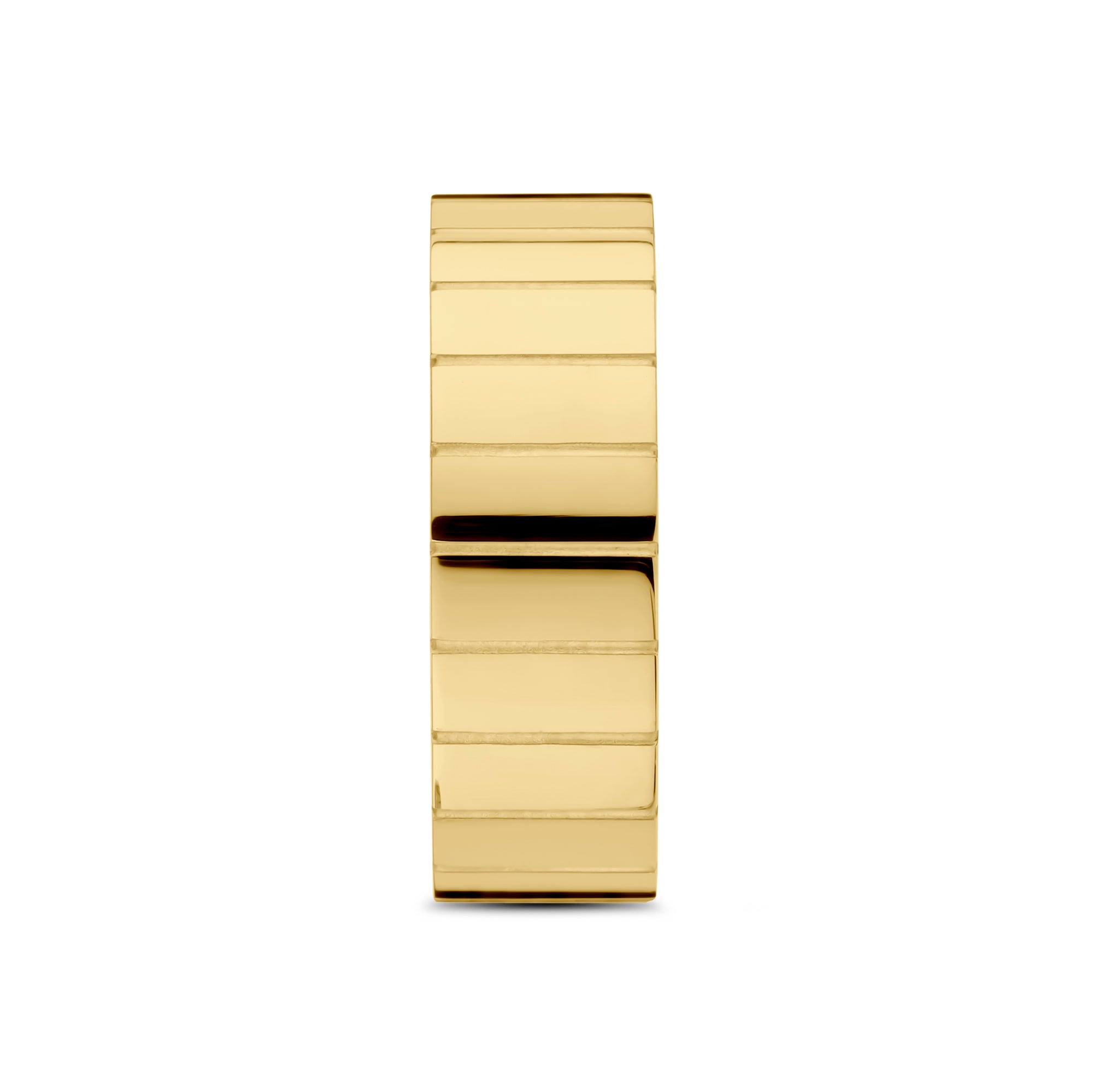 CO88 Collection Textured Band Ring – Stainless Steel