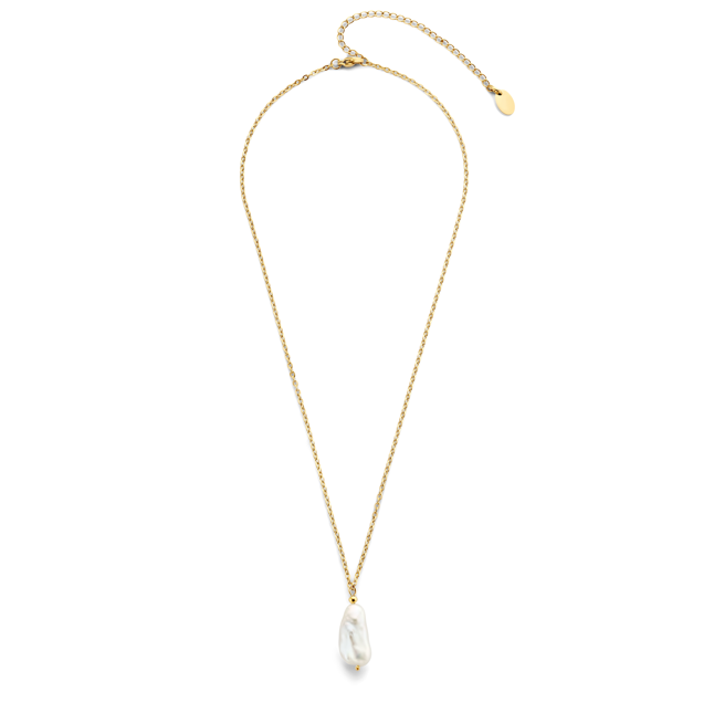 Ketting met barokke parelhanger
