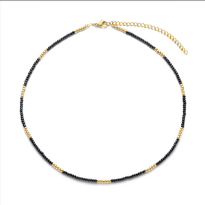 Necklace with beads