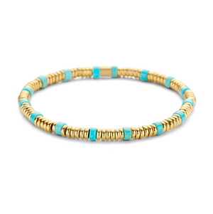 Beaded bracelet with beads