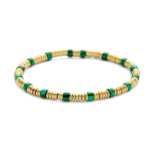 Beaded bracelet with beads